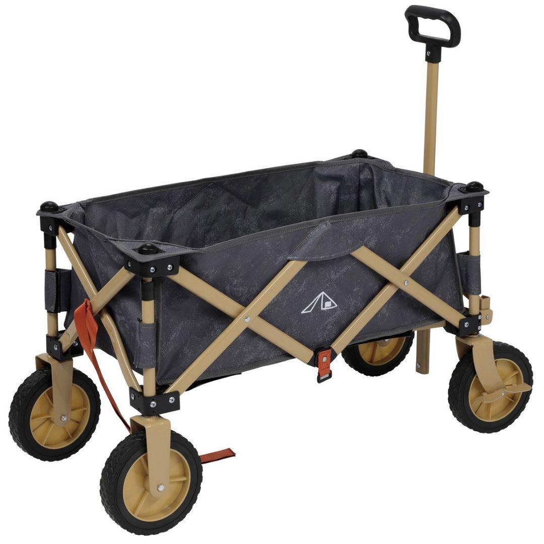 折りたたみキャリーカート グレー