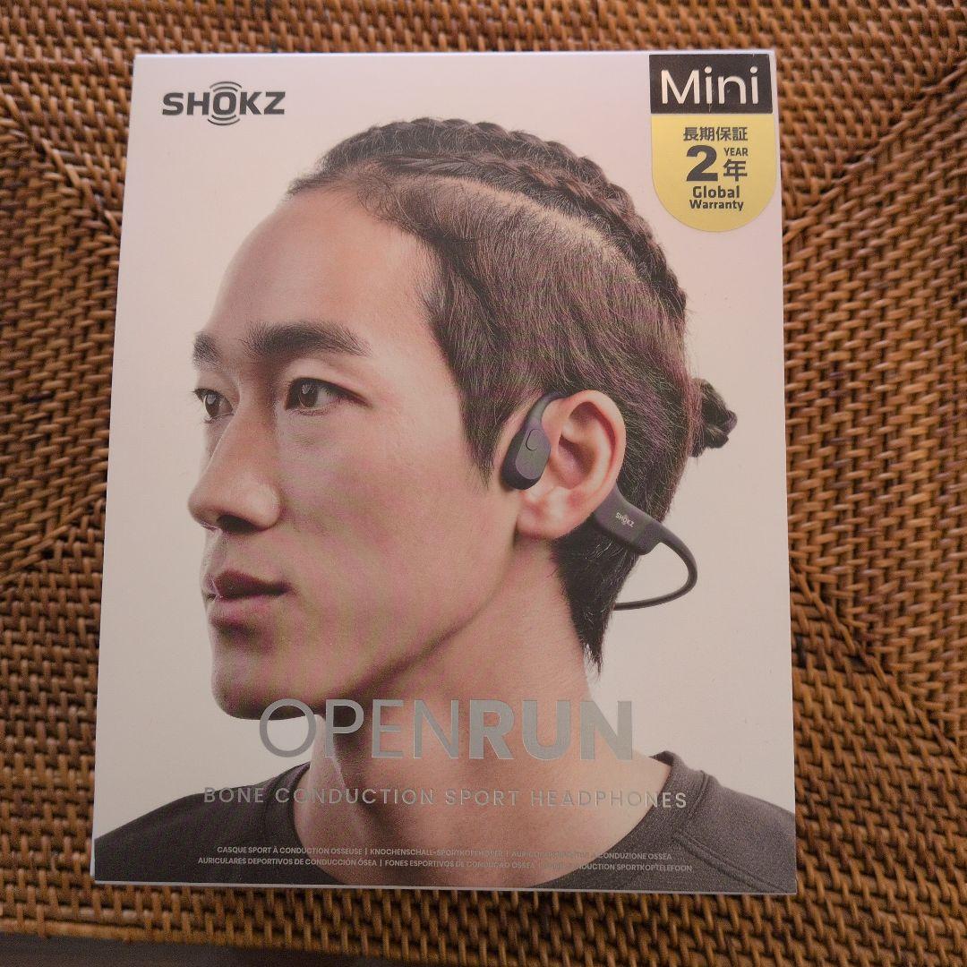 【新品同様・保証付き】SHOKZ OPENRUN Mini 骨伝導イヤホン