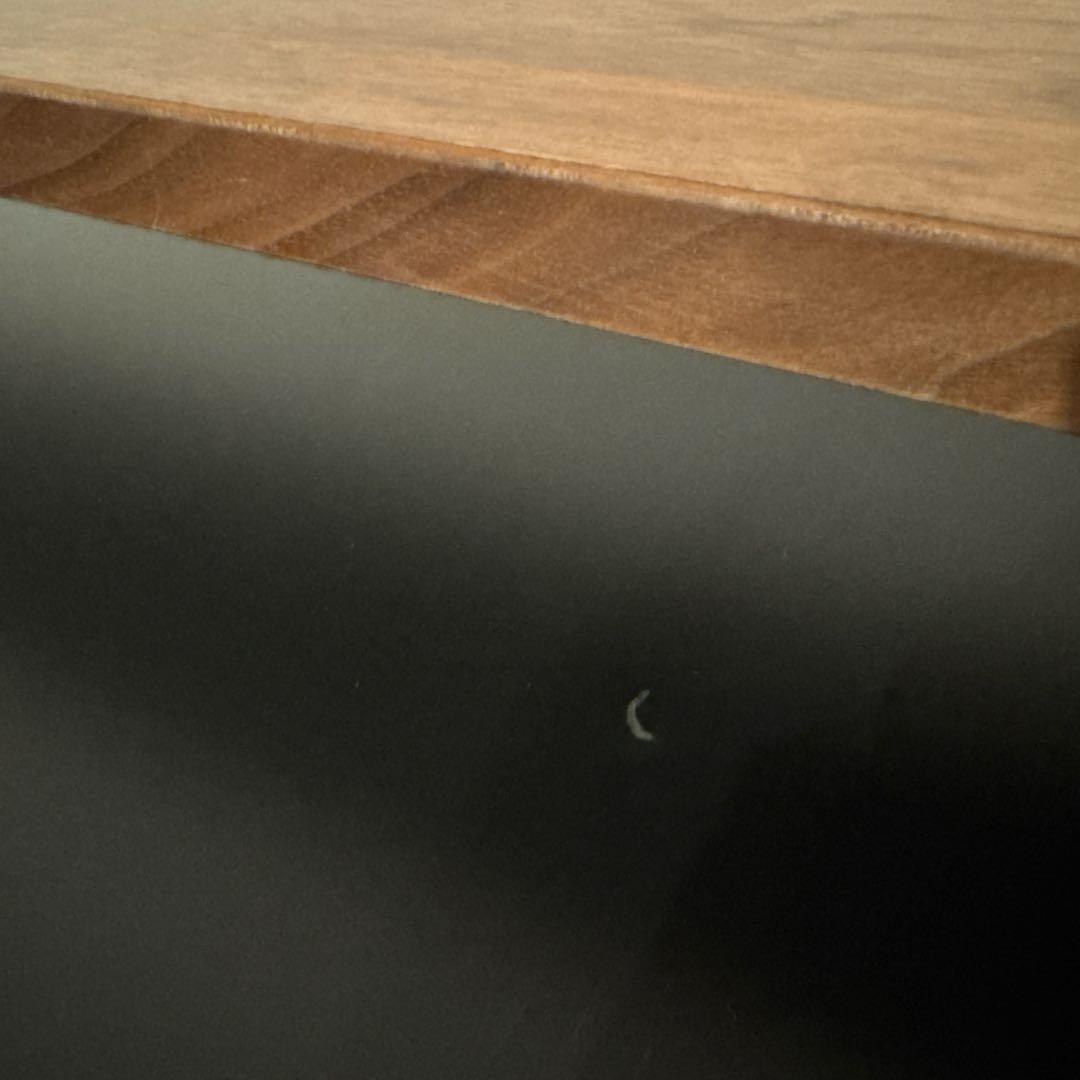 s*b様 無印良品ステンレスユニットシェルフ84cm★ダークグレー×ウォールナッ