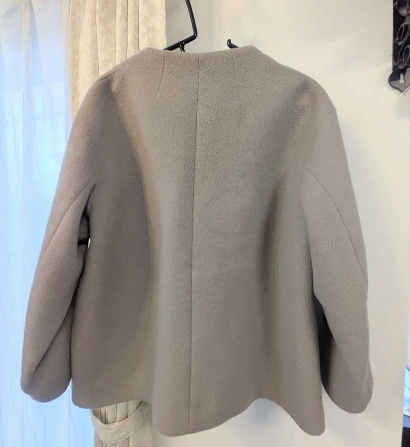 IENA MANTECO ノーカラーショートコート☆