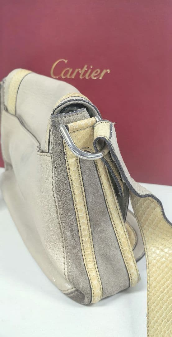 Cartier カルティエ ショルダーバック 2wayバッグ ベージュ