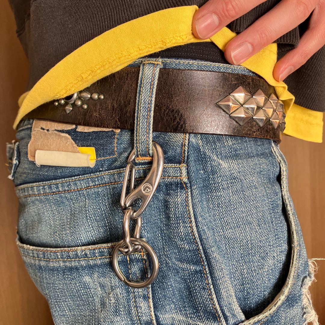 wichardカラビナ&シャックル使用キーホルダー　1950年代復刻キーリング