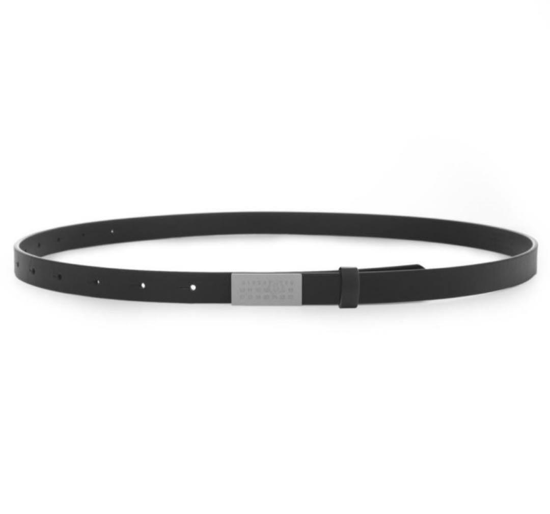 MM6 Maison Margiela ナローベルト　ブラック