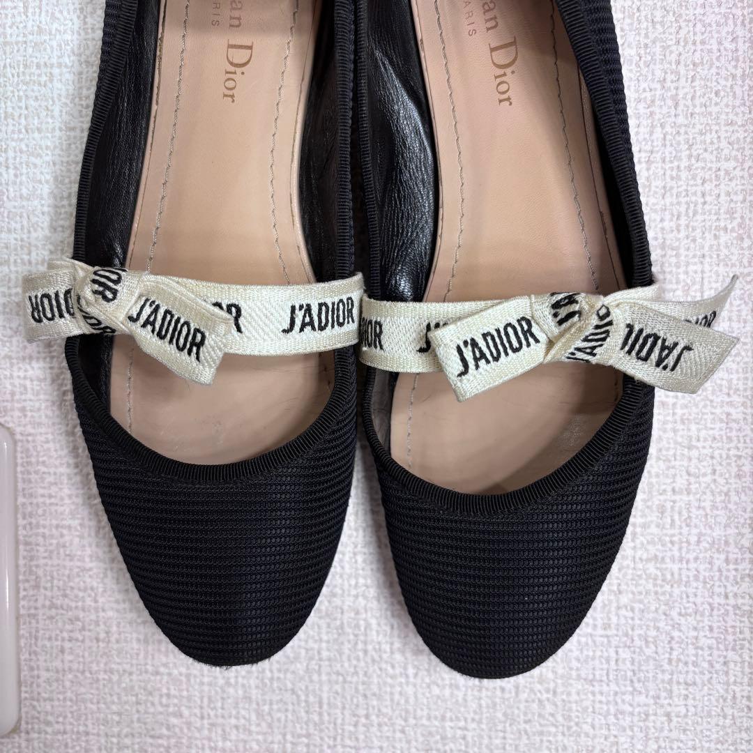 Christian Dior フラットシューズ ネイビー J'ADIOR