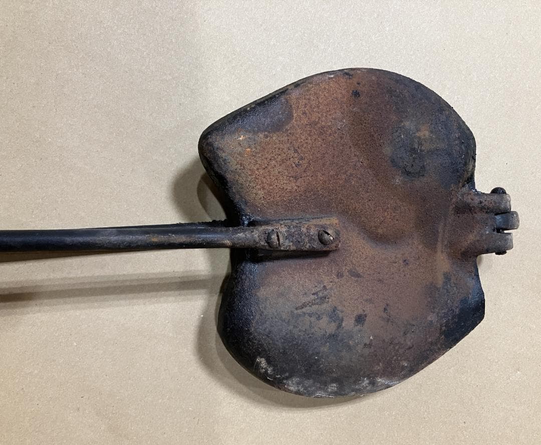 昭和レトロ　たい焼き器 　二丁焼き 　鋳物