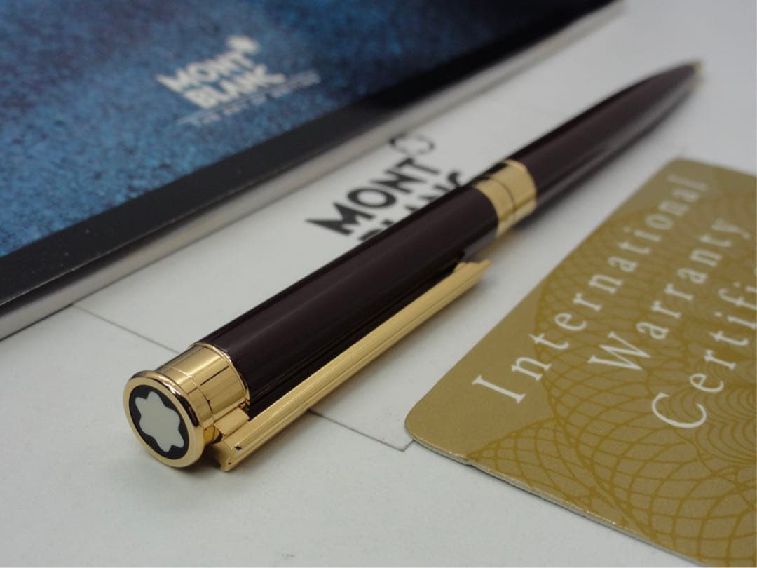 ★入手困難な非常に稀少初期型逸品ノブレスエレガンス・ボルドーカラー★モンブラン製