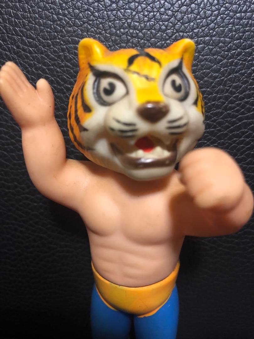 タイガーマスク ソフビ 当時物　中嶋製作所　ミニソフビ