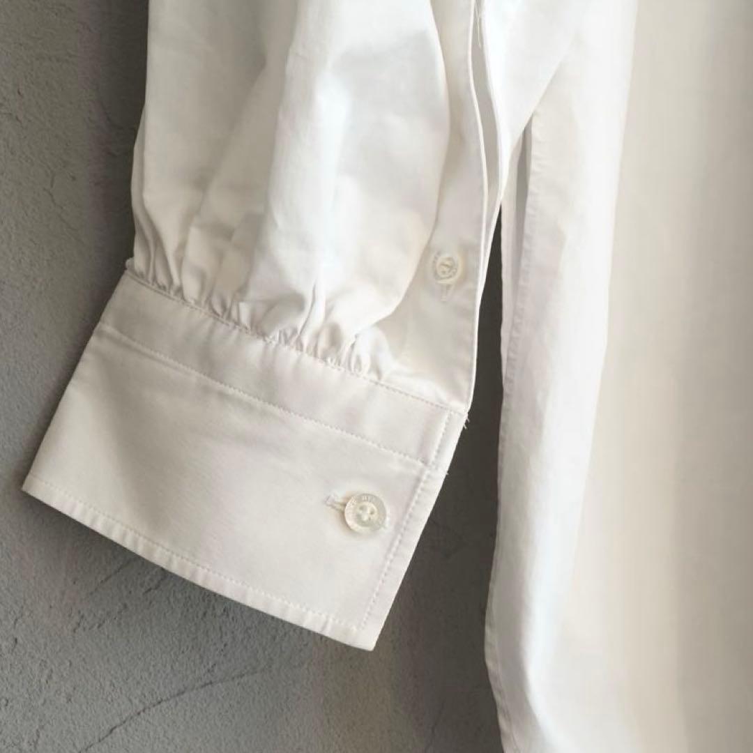 トップス 23ss HYKE T/C GATHERED shirts