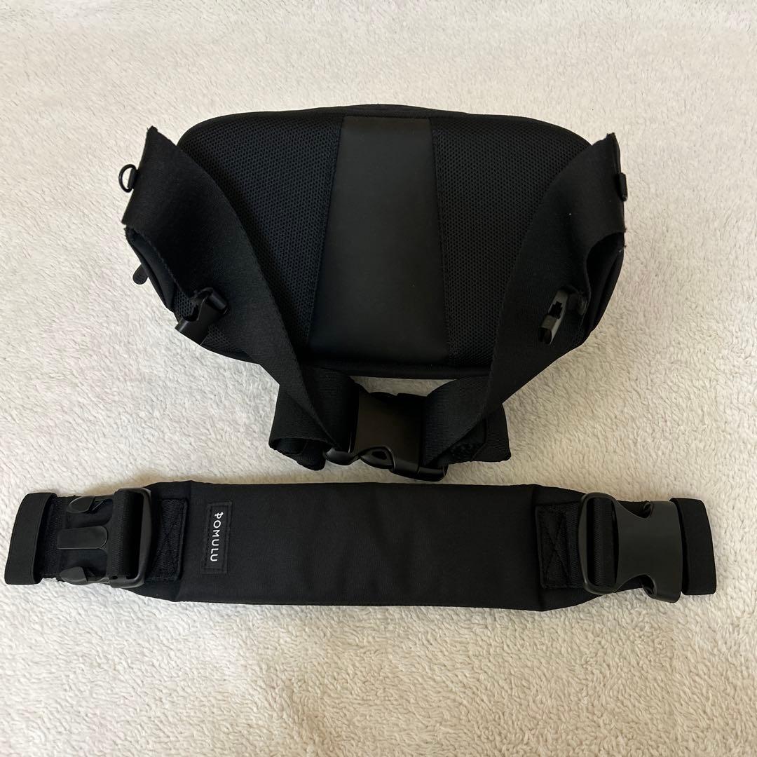 【ほぼ新品】POMULU 2WAYヒップシート ブラック