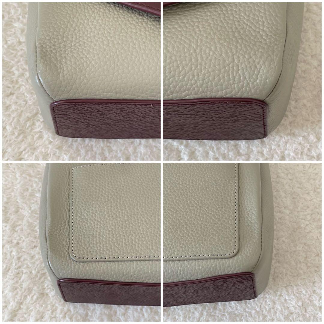 【美品】FURLA ショルダーバッグ ダフネ ハンドバッグ 2way バイカラー