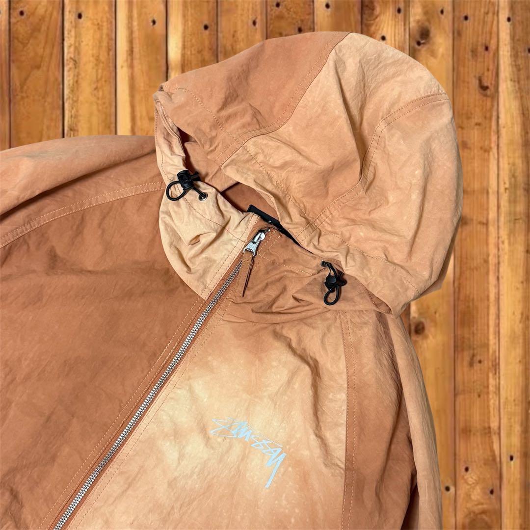 stussy シェルジャケット ナイロンジャケット オレンジ