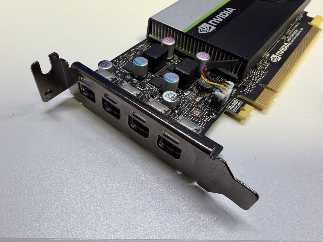 NVIDIA T1000 4GB ロープロファイルブラケット　Quadro
