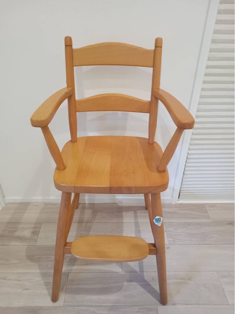 ♬キツツキマーク♬ 飛騨産業 乳幼児用ハイチェア 日本製