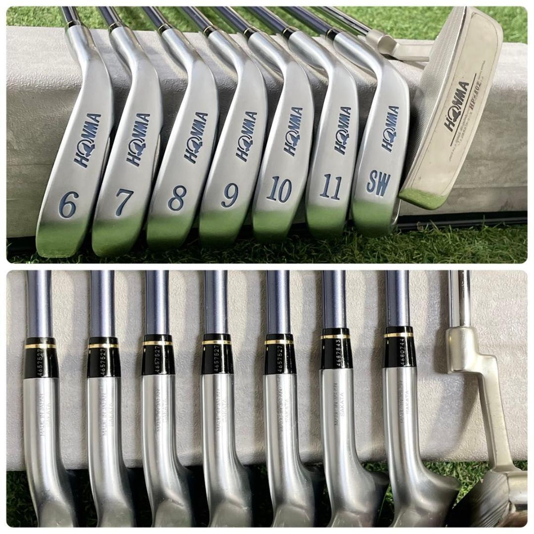 【バッグ新品】ホンマ ベレス E-05 2S ゴルフクラブセット 11本 右 L