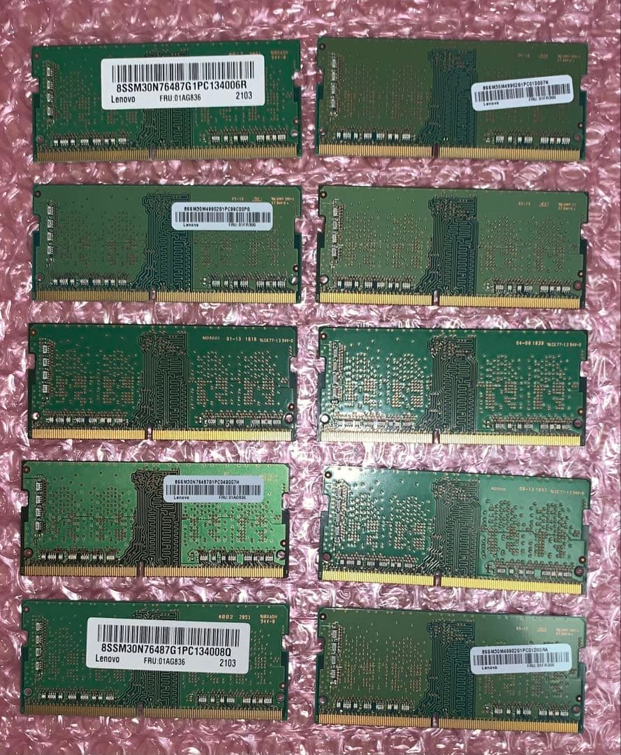 SAMSUNG DDR4 4GB 10枚 ノートPC用