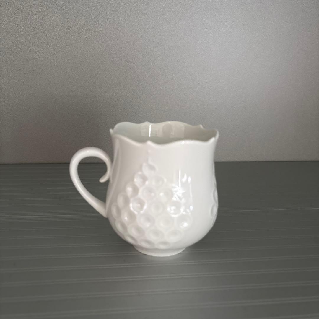 マイセンホワイトレリーフ　コーヒーカップ&ソーサー　6客セット