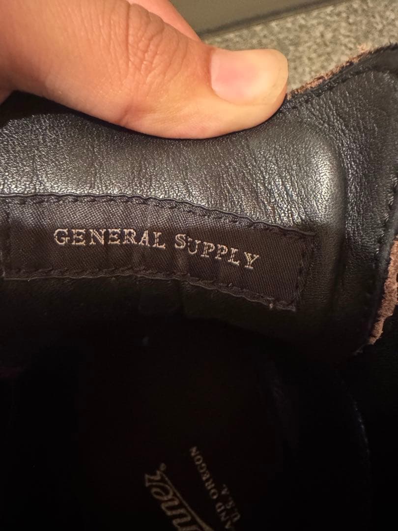 24時間限定値下げGENERALSUPPLY別注ダナーus9 27cm赤紐付き！