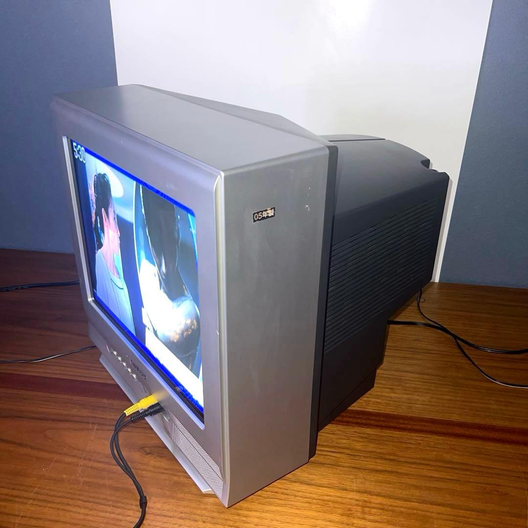 【レトロゲームセット】ツインファミコン&三菱電機 ブラウン管テレビ &チューナー