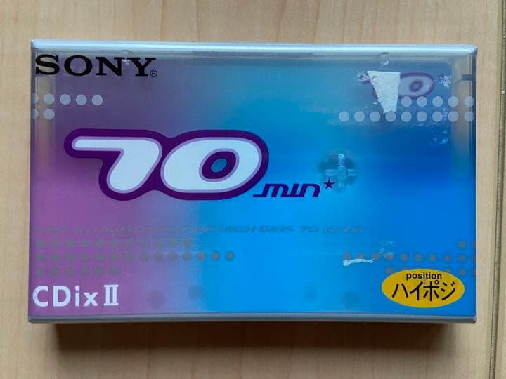 カセットテープ6本セット　ハイポジ5本　DENON SONY maxell