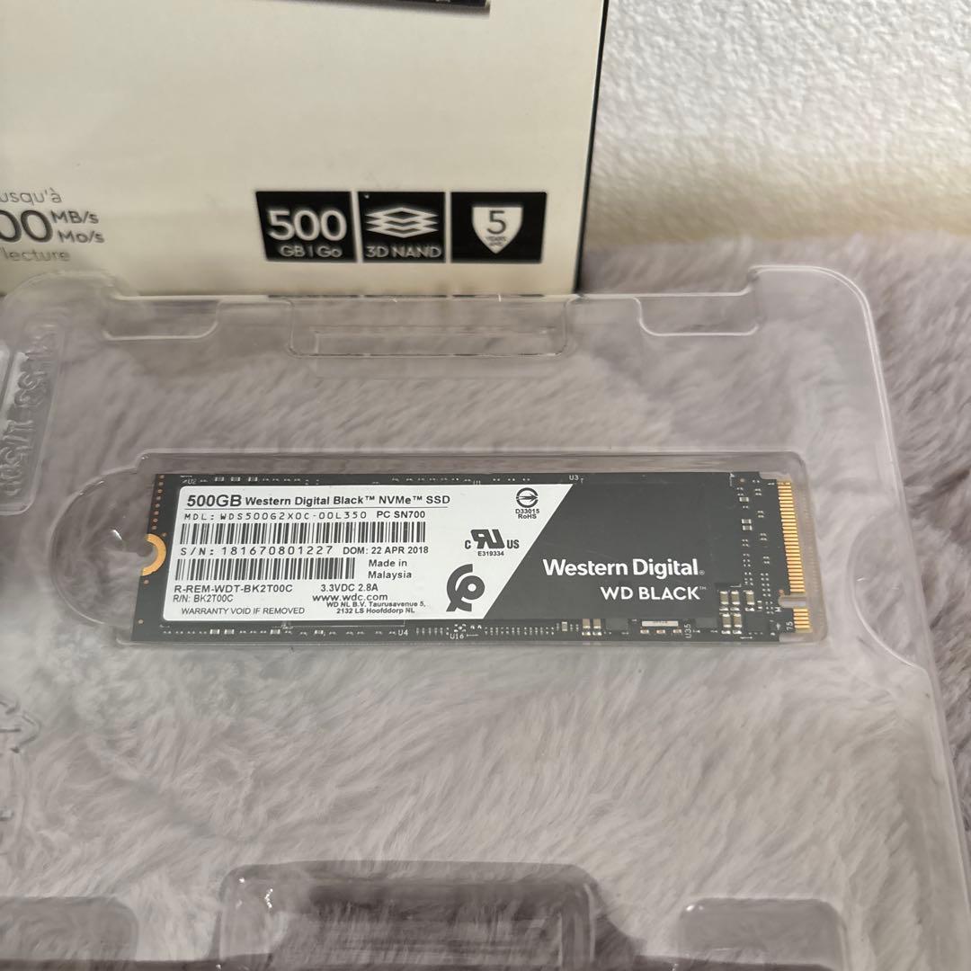 内蔵型SSD WD BLACK NVMe M.2 SSD 500GB SN700