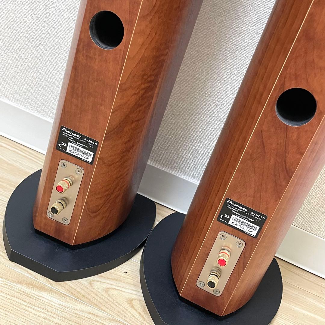 極美品 Pioneer パイオニア トールボーイスピーカー 木製