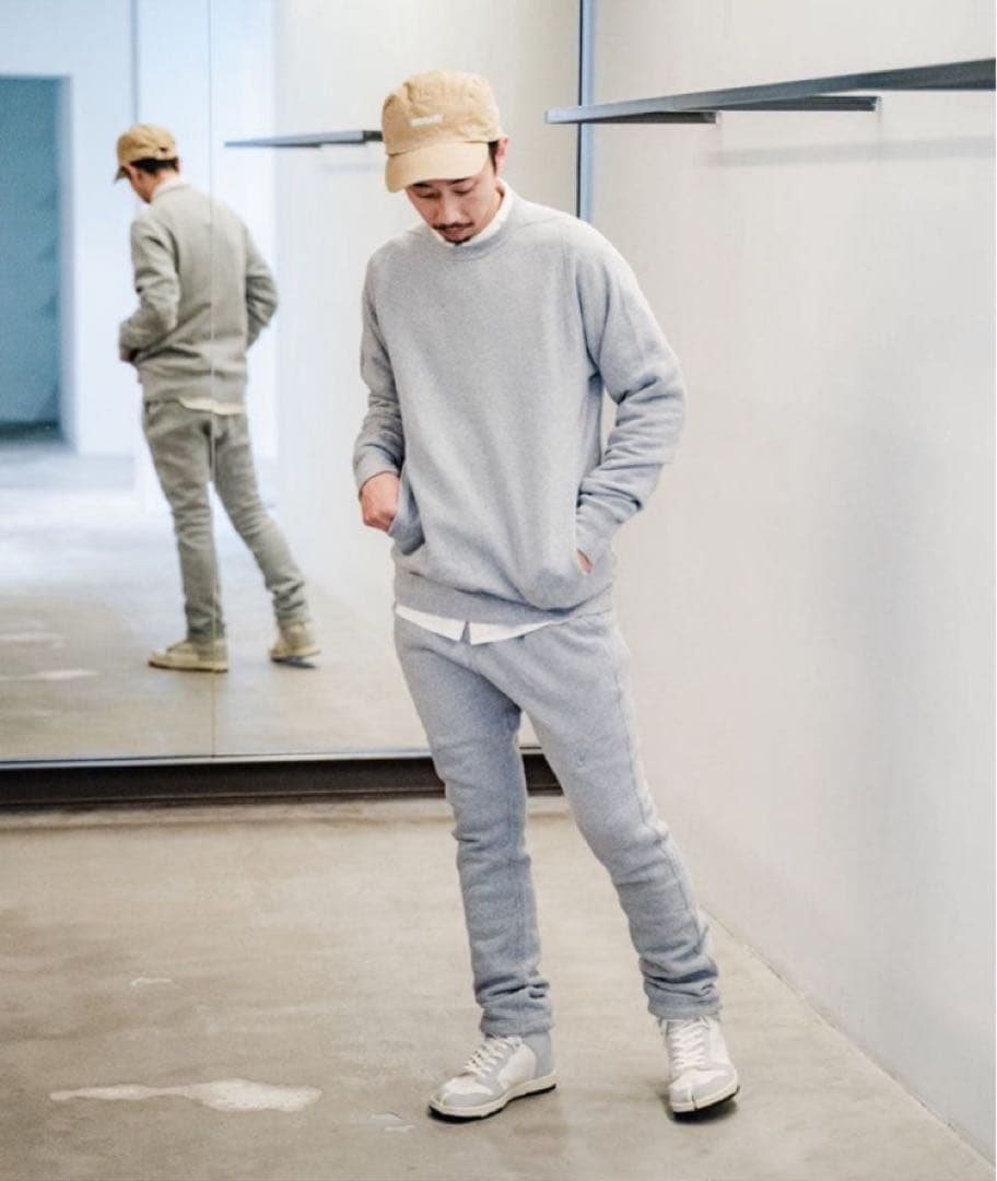 DWELLER CREW PULLOVER COTTON SWEAT スウェット