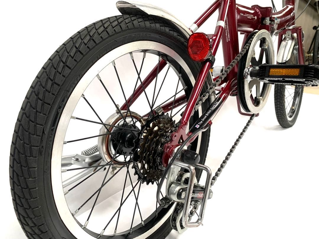 【即乘】送料無料MINI折り畳み自転車 SHIMANO 6速16インチ ミニベロ