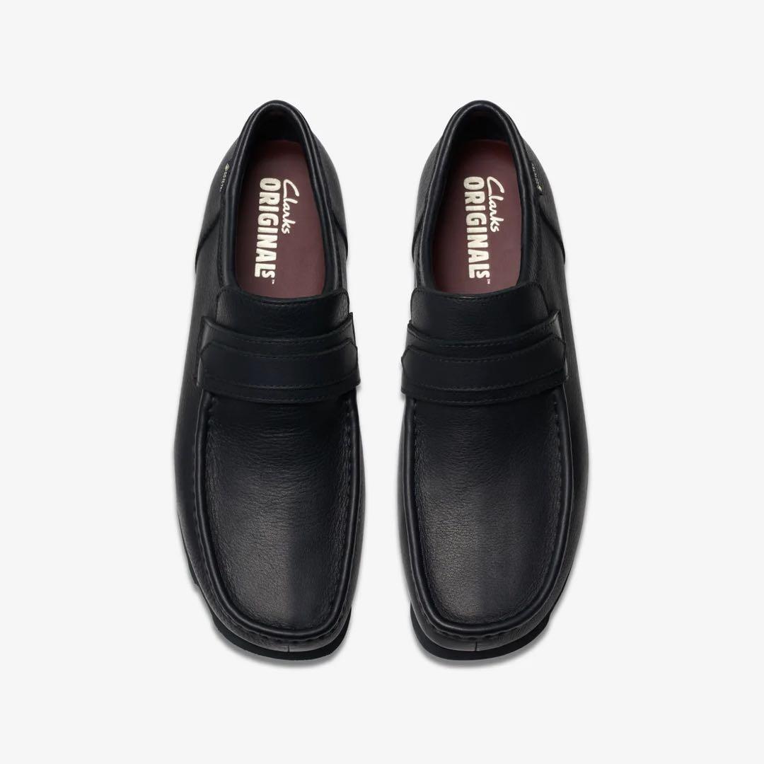 Clarks WallaLoaferGTX ブラックレザー／ゴアテックス