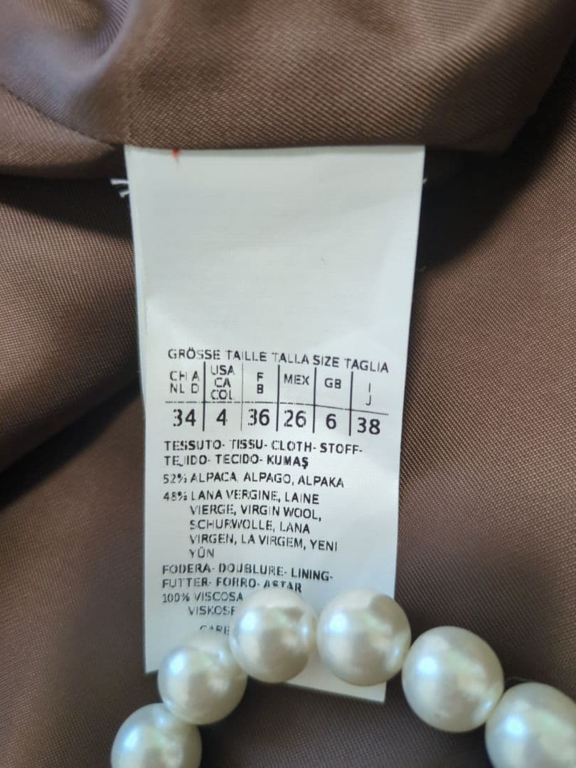 【希少】MaxMara　マックスマーラ　アルパカ　ヴァージンウール　コート