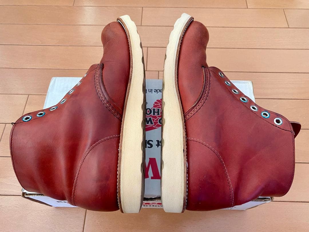 貴重 1996 Red Wing 8166 半円犬タグ 8D 箱付