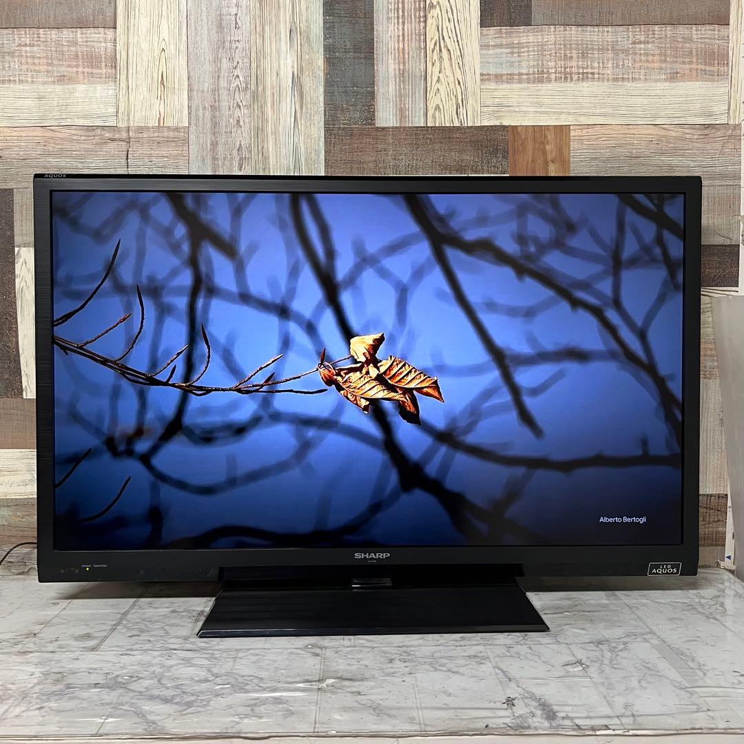 即日受渡❣️全国送料込シャープ AQUOS40型液晶テレビ外付HDD対応取説付
