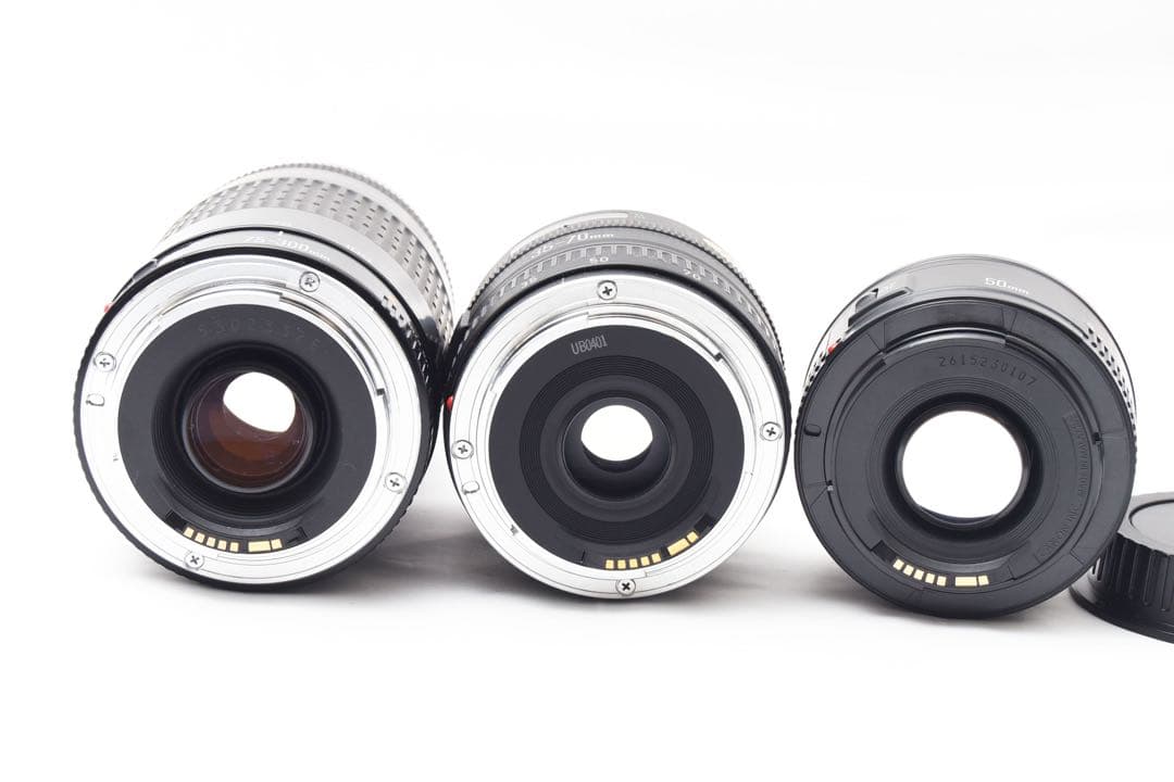 Wi-Fi搭載☆Canon EOS 80D 標準&望遠&単焦点レンズセット