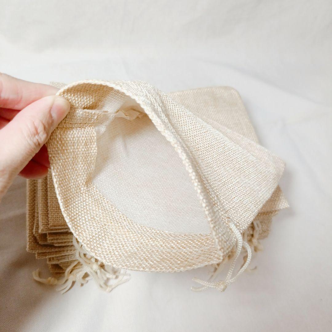 ♡最終値下げ♡ミニ巾着 麻袋 巾着 ミニ ジュエリーポーチ 巾着袋 (20枚)