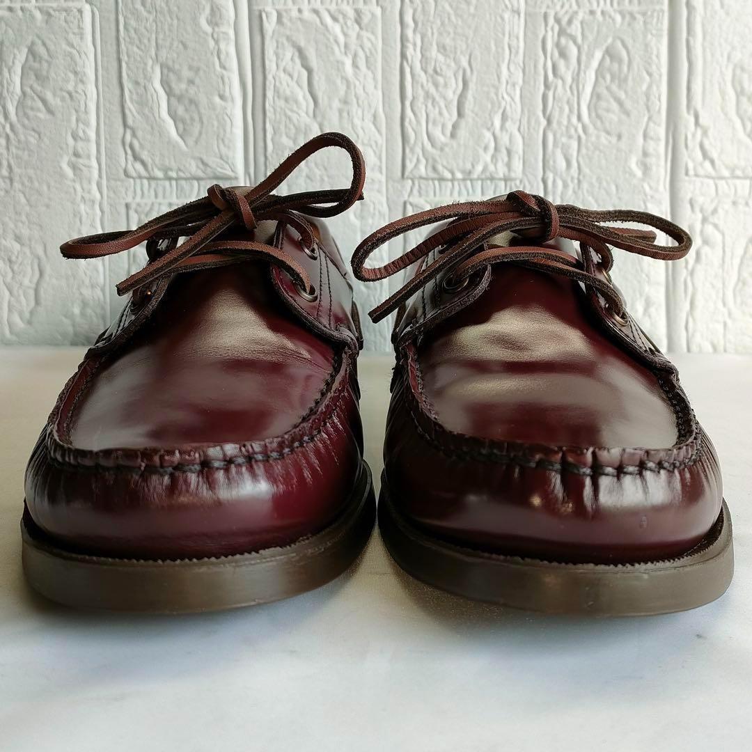 パラブーツ/BARTH/デッキシューズ/マリンシューズ/ボルドー/26.5cm