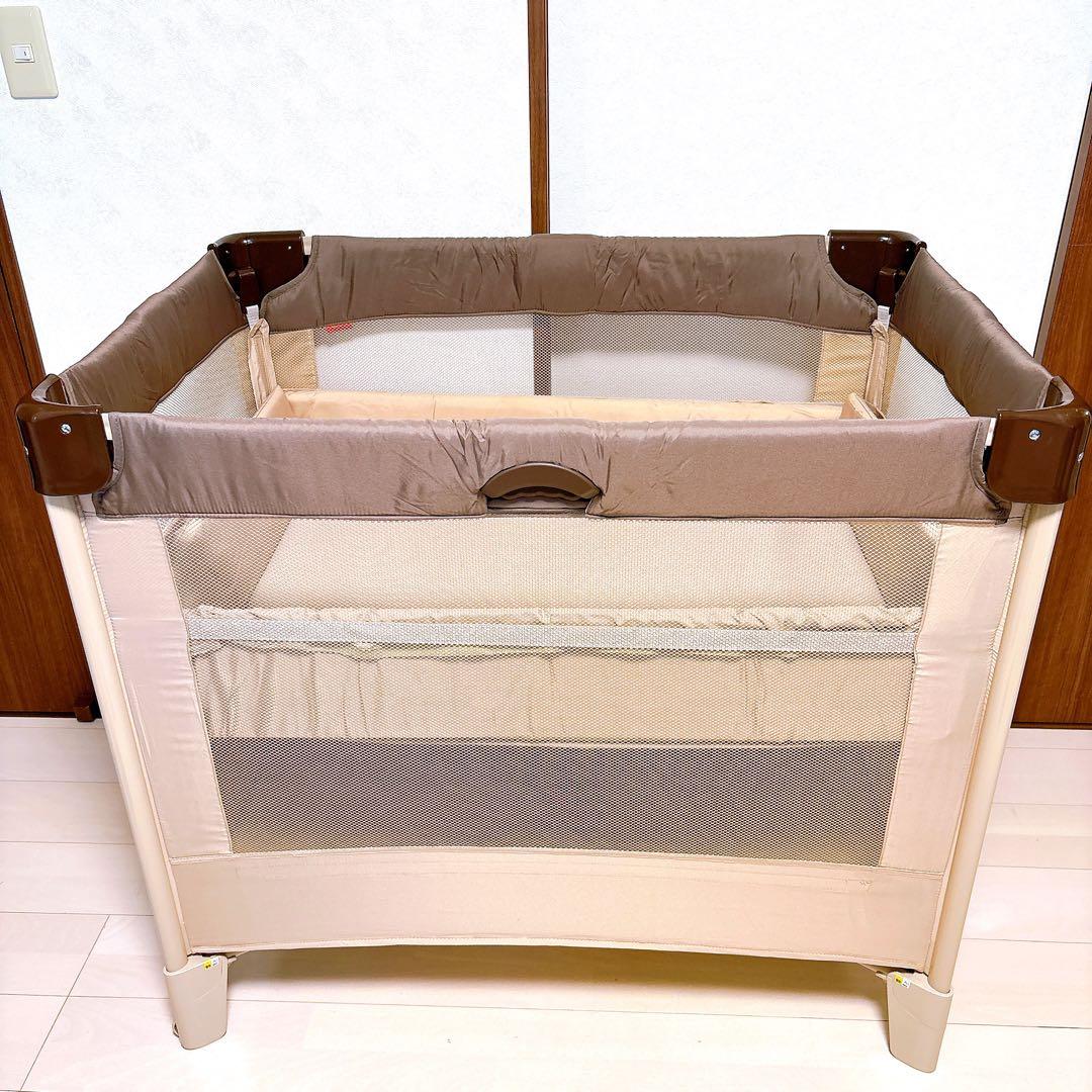 Aprica アップリカ ココネルエアー ベビーベッド 折りたたみ