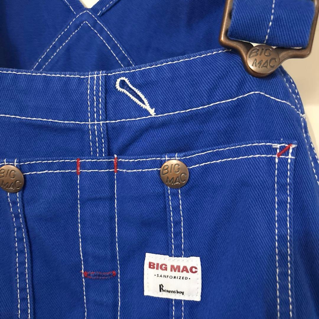 ★期間限定値下げ★BIG MAC ✗ BEAMS BOY 別注 青オーバーオール