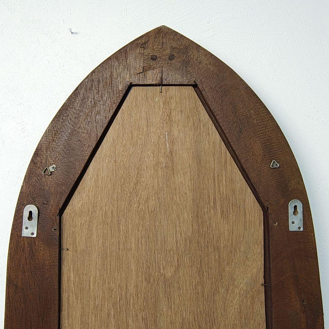 【Wooden Frame Mirror】木枠 ミラー 鏡