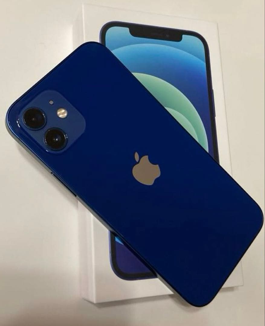 箱・付属品付★ iPhone12 128GB ブルー●匿名配送