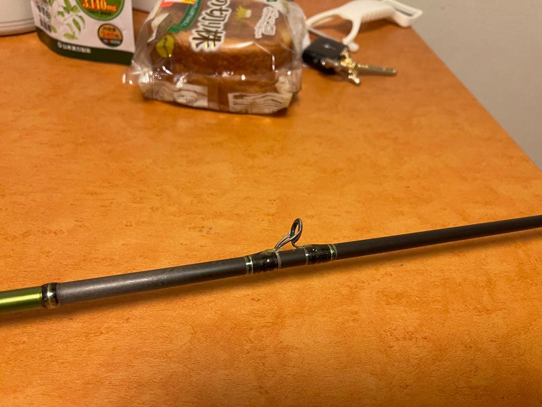 バスロッド グラファイト製 オレンジグリップ