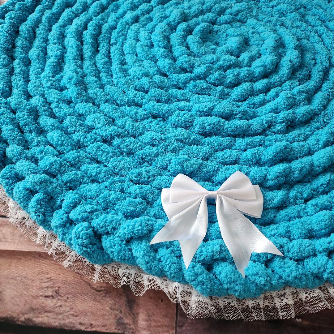 レース付カフェマット  お昼寝マット ペットマット　オーダー承ります