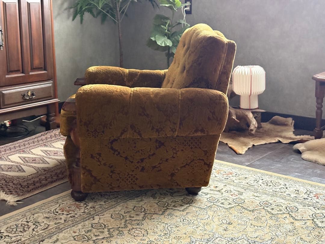 ①カリモク　karimoku レトロ　ビンテージ　ソファ　クラシック　IZ