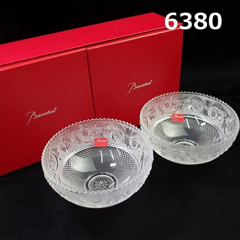 RU-6380 未使用品 バカラ アラベスク スモールボウル 箱付