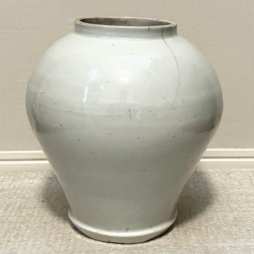 伊万里 古伊万里 白磁 壺 花器 花瓶 骨董 民藝