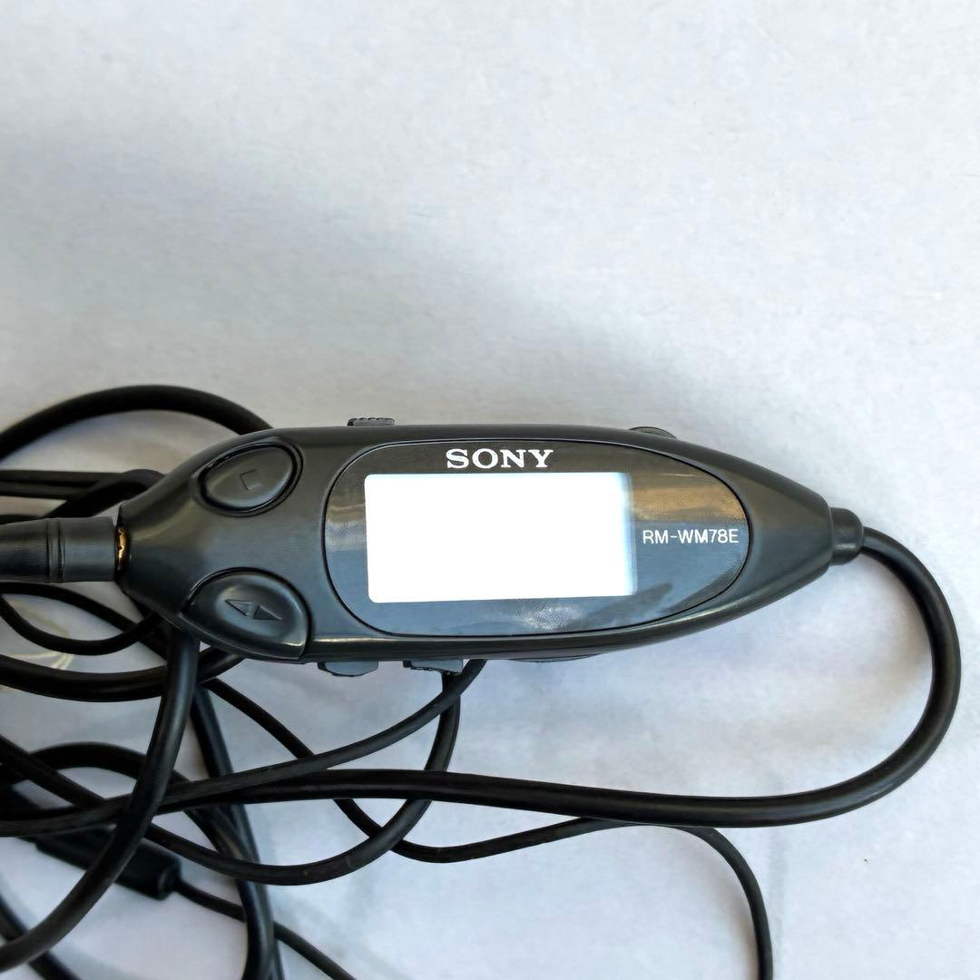 ジャンク品　SONY ウォークマン　WM-509 リモコン　RM-WM78E
