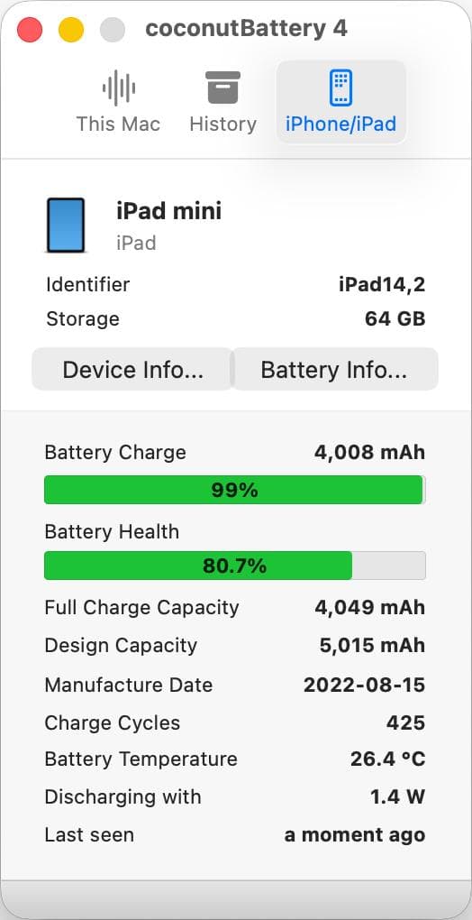 iPad mini MK8C3J/A スターライト 64GB Cellular