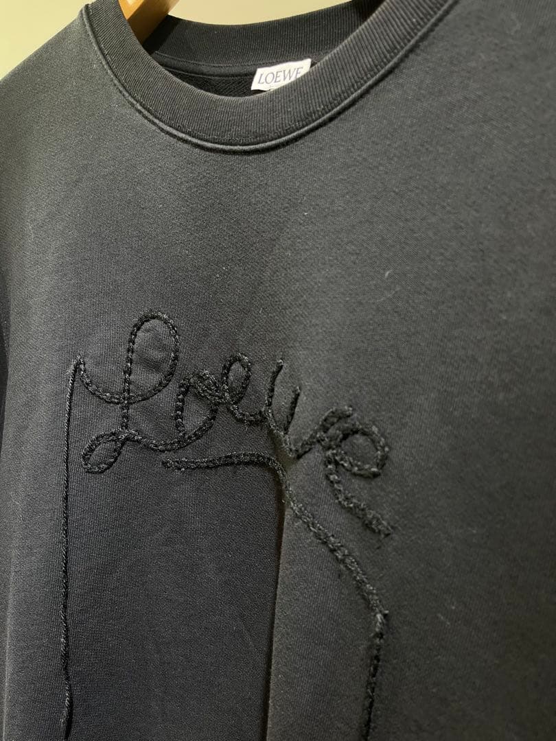 LOEWE ブラック 長袖スウェット
