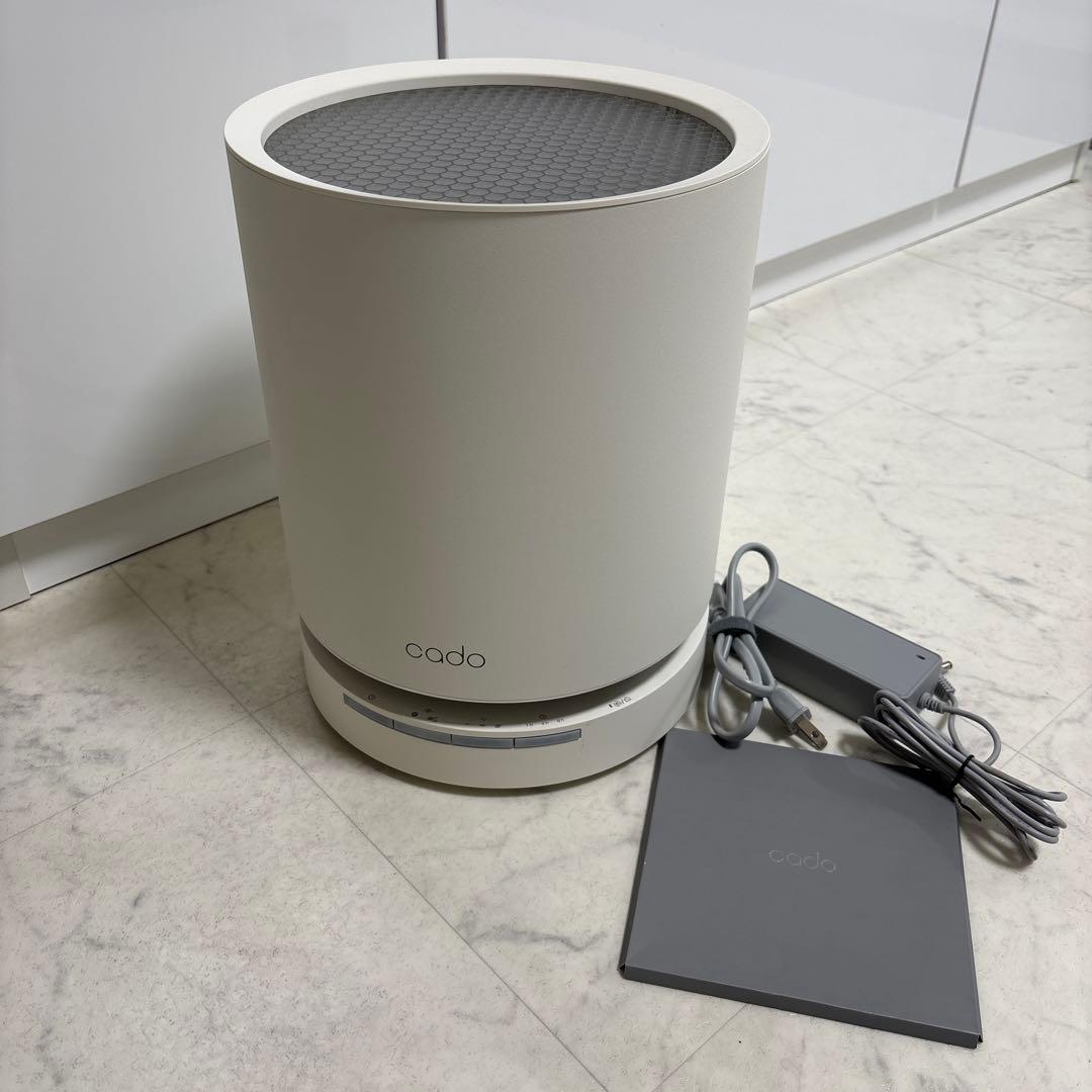 cado 空気清浄機 Leaf130 オゾン 除菌・消臭機能 ホワイト