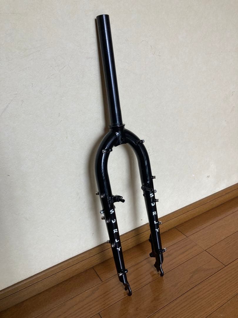 surly troll フロントフォーク ブルーラグ サーリー クロモリ サルサ