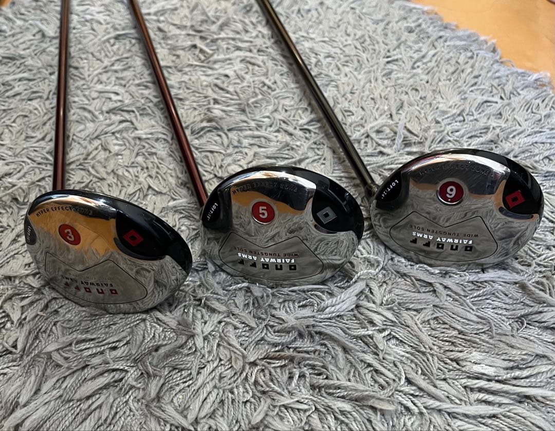 ONOFF オノフフェアウェイウッド　3本セット　3w、5w、9w
