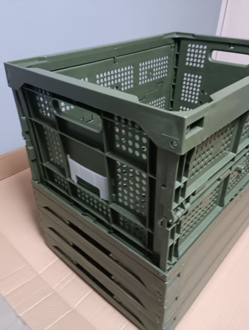 中古　4個セット　オリコン　底面耐荷重25㌔（カタログ）松本産業　40L